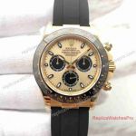 Swiss Best Rolex Daytona Clone 116519LN-0024 Watch Gold case